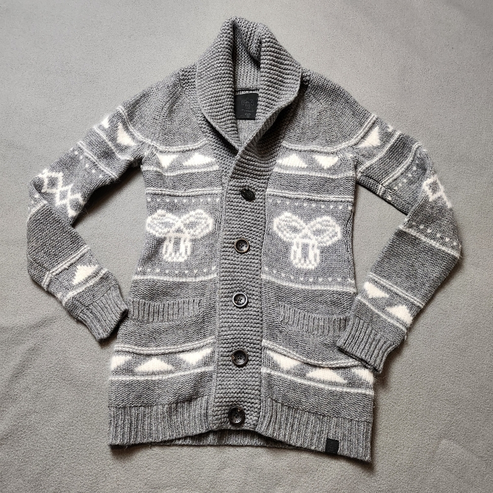 Aritzia TNA Northwest Cowichan Sweater Sz Med Wool / Angora - Picture 1 of 13